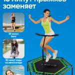 Батут "PERFETTO SPORT FITNESS" 48" диаметр 125 см зелёный PS-547-G